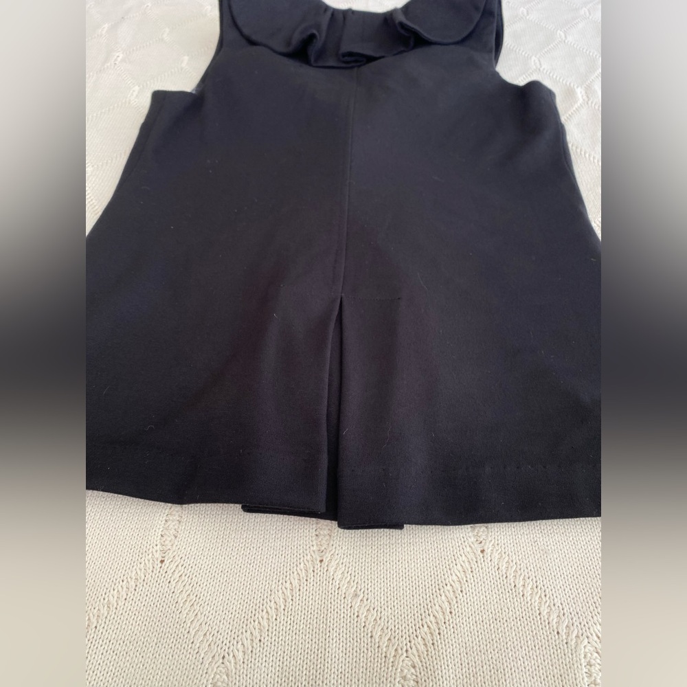 Alice + Olivia Black Ruffle-Trim Vest - Picture 6 of 8